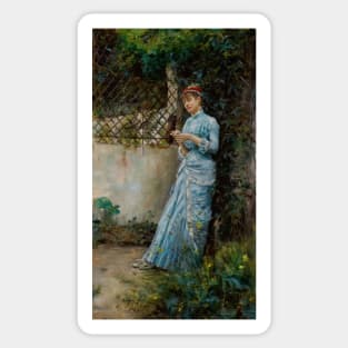 Far Away Thoughts by Julius LeBlanc Stewart Sticker